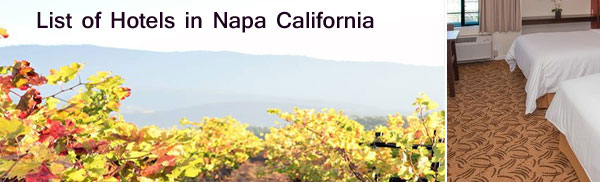 Hotels in Napa California