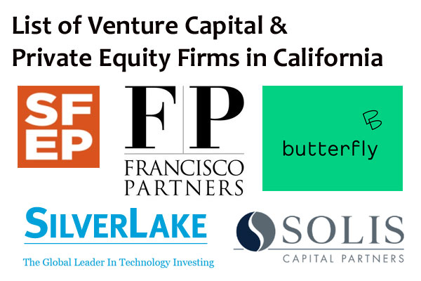 List of Private Equity Firms in California