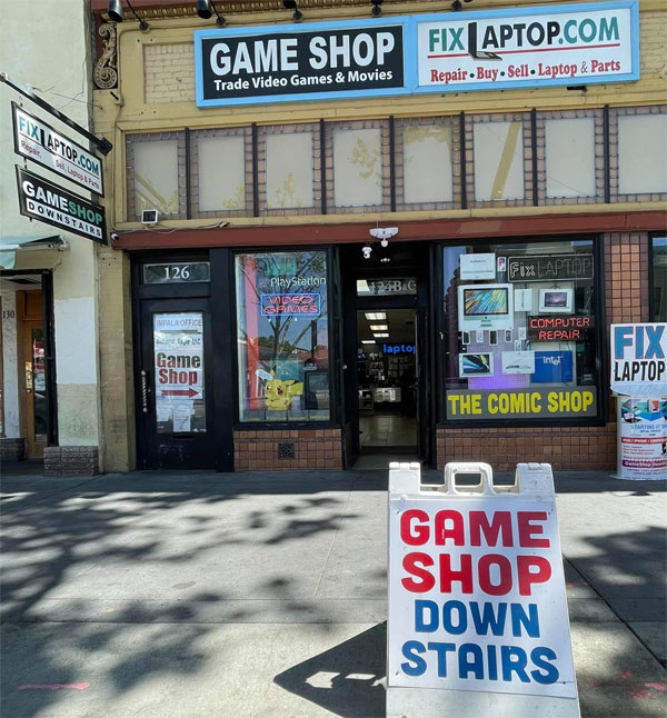 Gameshop Downstairs San Jose, California