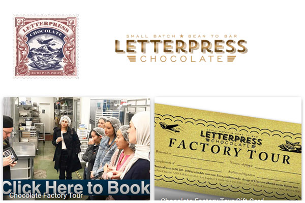 LetterPress Chocolate Factory Tour