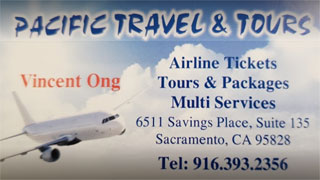 Pacific Travel and Tours, Sacramento